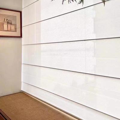 Chine ODM Roman Curtain Blinds horizontal, fils de polyesters Roman Shades For Living Room à vendre