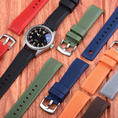 China JUELONG 20MM 22MM FKM SUMMIT WATCH BAND WITH QUICK RELEASE for sale