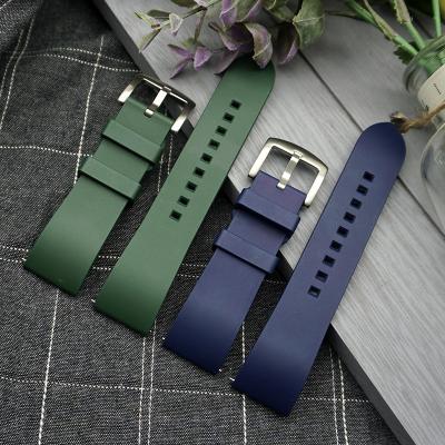 China JUELONG Classic FKM Watch Strap 18/19/20/21/22/23/24mm with Quick Release for sale