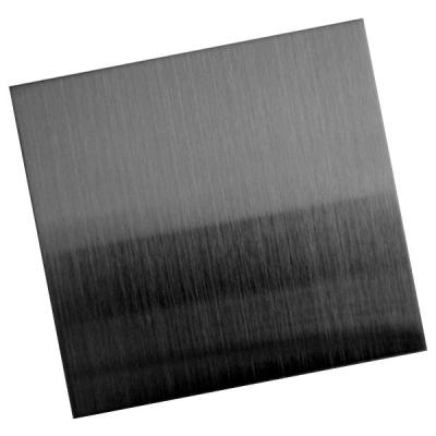 China 80mm 201 Colored Stainless Steel Sheet Plate Brushed Titanium for sale