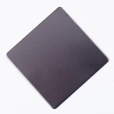 China 201 Rectangular Colored Stainless Steel Sheet Plate Sandblasted Titanium for sale