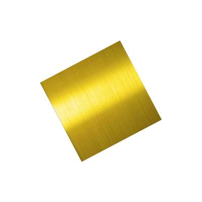 China 1.22m Width Golden Mirror Stainless Steel Sheet Plate 304 316L 430 for sale