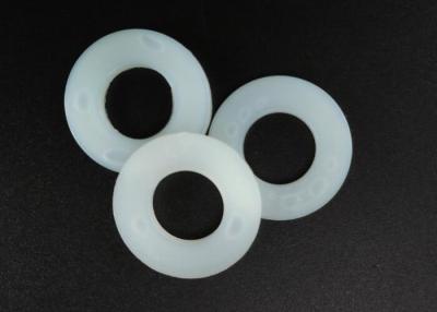 China DIN 125 Plastic Spacer Washers 20.5 X 10 X 2 mm White Nylon Flat Washers for sale