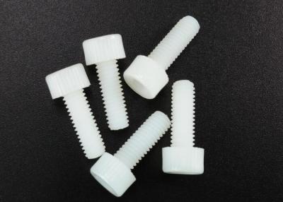 China White Nylon Hexagon Socket Head Plastic Allen Key Screw M3 Standard DIN 912 Fastener for sale
