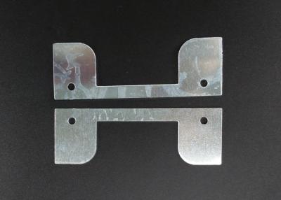 China Stamping Aluminum Locating Plate Silver AL 5052 Oxidation With Rectangle Socket for sale