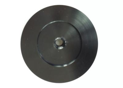 China Pies de aluminio en negro brillantes de encargo M5 del anodizado de las piezas de metal que trabajan a máquina para el audio en venta