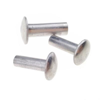China Aluminum Flat End Truss Head Rivets Solid Grade 5052 Fastener for sale