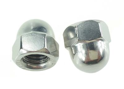 China M4 to M24 Carbon Steel Hex Domed Cap Nut DIN 1587 Grade 5 Zinc Plated for sale