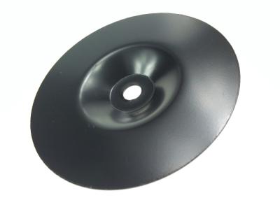 China Black Carbon Steel Special Concave Washers Stamping For Fan Powered Paint for sale