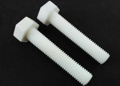 China Metric Hardware Nuts Bolts White PP M10 Hex Bolt DIN 933 Full Threads for sale