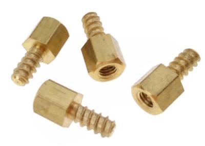 China Natural Finish M3 Male Female Hex Spacers For PCB Self Tapping Threads for sale