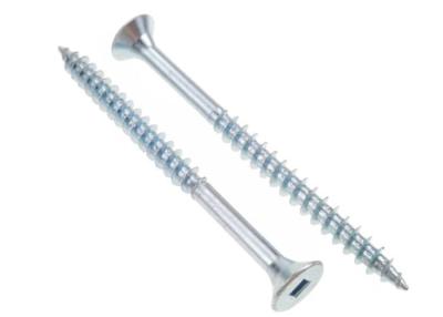 China Flat Head Square Drive Robertson Screw For Wood Galvanized Steel Fastener for sale