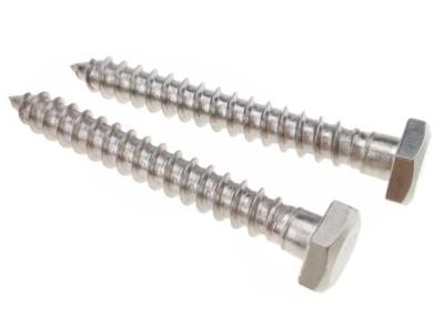 China Hex Head Stainless Steel Lag Screws For Wood 304 Fastener 5/16 ASME for sale