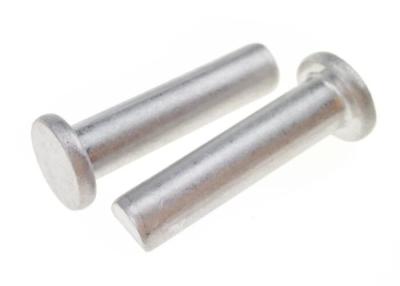 China 3X10 mm Flat Head Solid Aluminum Rivets Grade 5052 for Industry for sale