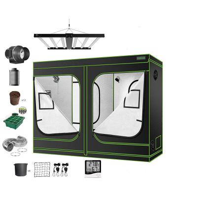 China 240x240x200 Grow Tent Indoor Plants, Removable Floor Tray and Tool Bag for Indoor Plant Growing 600D for sale