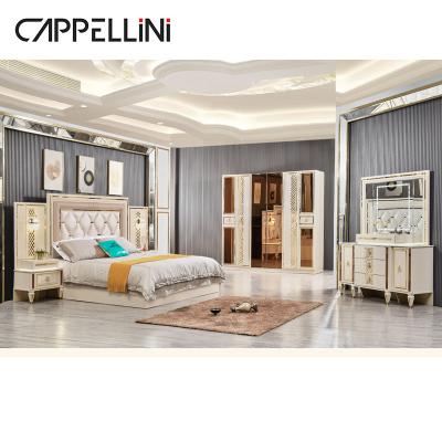 China Cappellini Turkish Bedroom Furniture Set Durable MDF Modern Bedroom Furniture for sale