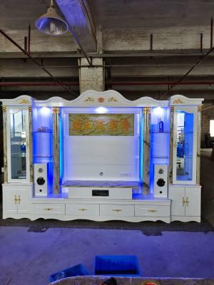 China Armário de suporte de TV estilo aquário Painel de MDF Ashley Foot Armoire Armário de TV à venda