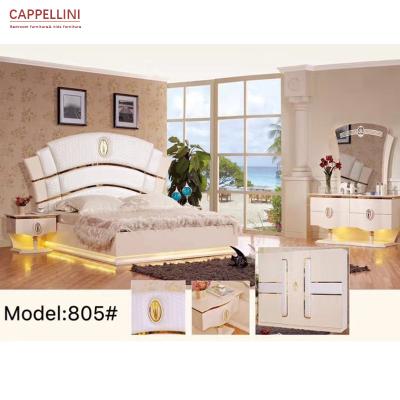 China Projeto italiano moderno do rei Bedroom Sets Furniture 6pcs à venda