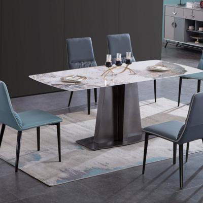 China Inorganic 1653 Clay Contemporary Dining Room Sets 160cm Restaurant Table And Chairs for sale