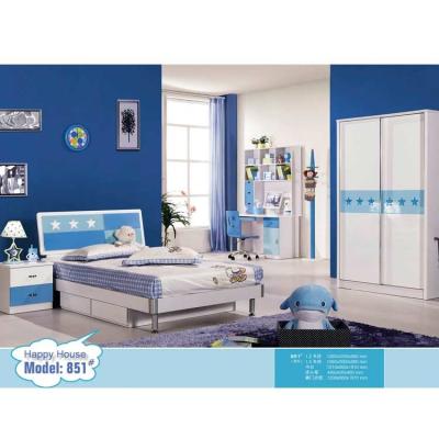 China Resistente químico minimalista del conjunto de dormitorio blanco azul de los muchachos del ODM en venta