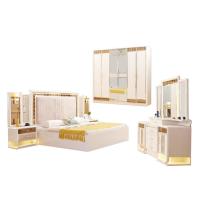 Cina Letto di legno solido della camera da letto principale del MDF della mobilia dell'hotel di Cappellini in vendita