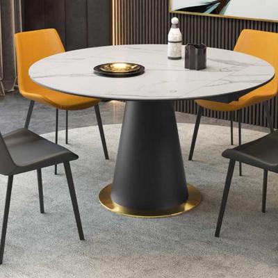 China Durable Metal Base Dining Table 150*75CM for sale