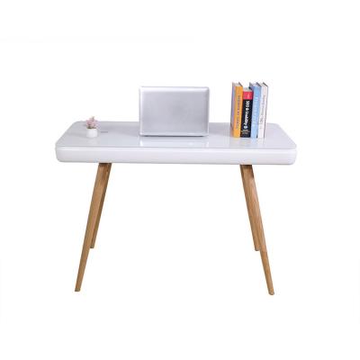 China Cappellini Solid Wood Tempered Glass Computer Table Width 27cm for sale