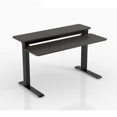 China Metal Double Layer Gaming Desk 80KG for sale