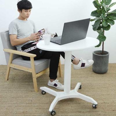 China Round Air Lift Standing Desk 650*500*18MM for sale