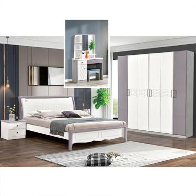China Cappellini Wood Minimalist Bedroom Set 1800*2000mm Nordic Double Bed for sale
