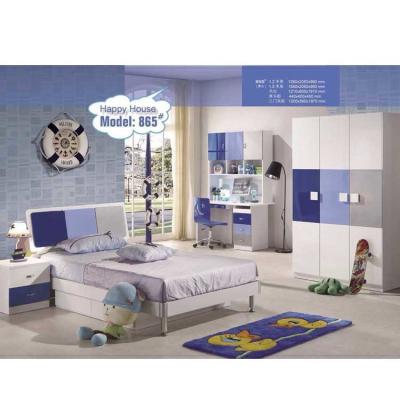 China Solid Wood Boys Bedroom Furniture Single Kids Bed Sets 1.28m Cappellini for sale