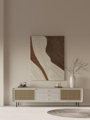 China Do armário de madeira branco do suporte da tevê do MDF E1 europeu moderno de mármore nórdico à venda