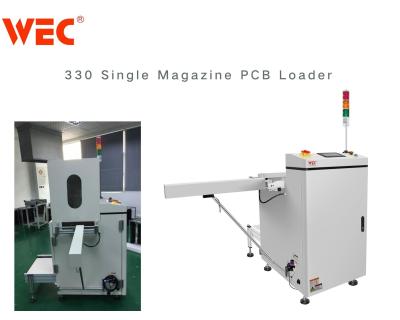 China SMT Automatic 330 Single Magazine PCB Loader Machine Aluminium Rail for sale
