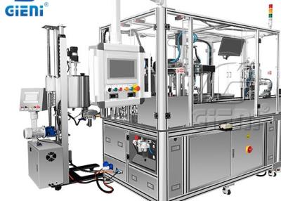 China Equipamento de fabricação cosmético do batom do silicone da máquina de enchimento do compressor 5HP à venda