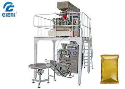China Multihead-Wäger-VertikaleVerpackungsmaschine SS304 Verpacken- der Lebensmittelversiegelnde Maschine zu verkaufen