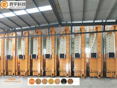 中国 15T/Batch小規模の穀物乾燥機の容易な水平層流形220V 380Vは維持する 販売のため