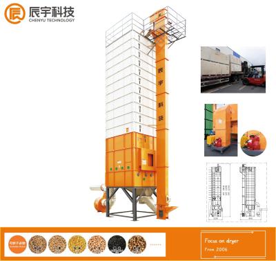 China Non Auger Coffee Dryer Machine 15T 6.4KW Horizontal Mobility Type With Husk Burner for sale