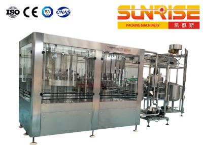 China 5.5kw Hot Filling Machine , 3 In 1 Beverage Filling Equipment Washing Capping for sale