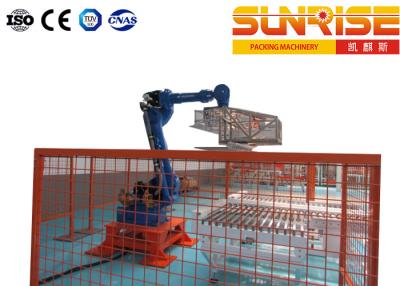 China Palletizer Robot Automatic Secondary Packaging System , SUNRISE Automatic Stacking Machine for sale