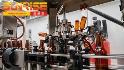 Chine Machine de remplissage de bière de bouteille en verre à vendre