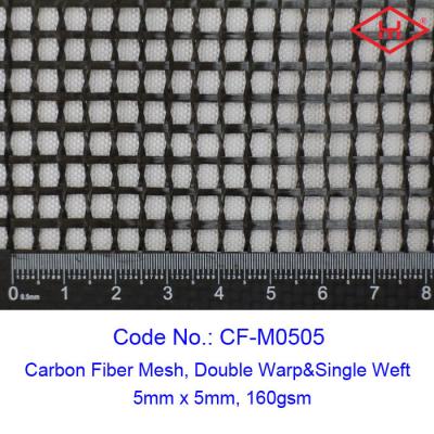 Cina Spessore di Mesh Fabric With 0.2MM del tessuto del carbonio di 5MM X di 5MM in vendita
