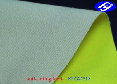 China Anti Abrasion Slash Resistant Fabric PU Coated Kevlar Composite Woven for sale