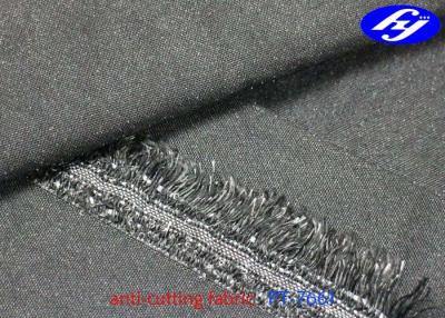 China Plain Woven Cut Resistant Fabric / HPPE Composite Yarn With Cut Level 5 for sale