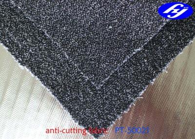 China Knitted Stab Resistant Fabric With Knitted HPPE / Polyest / Fiberglass Composited Yarn for sale