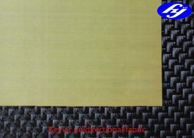 China High Performance Aramid Fiber Fabric 2ply 0 / 90 Kevlar Fiber Unidirectional Fabric for sale