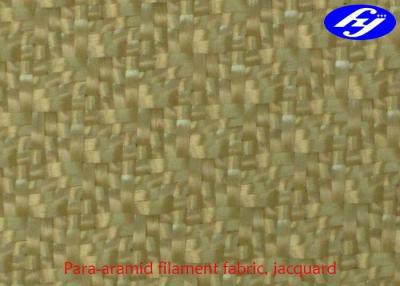 China Jacquard Aramid Fiber Fabric 1000D 200GSM For Structure Decoration for sale