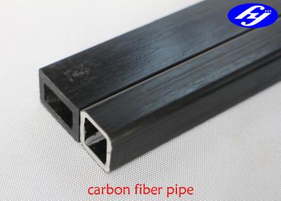China Tubulação matte/lustrosa do quadrado da fibra do carbono do CFRP do material composto do carbono do Pultrusion à venda