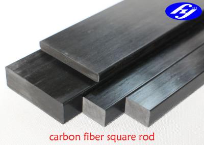 China Pultrusion de grande resistência da fibra do carbono do CFRP com forma quadrada ou retangular de Rod à venda