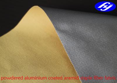 China Powdered Aluminium Coated Aramid Fiber Fabric For Thermal Insulation for sale