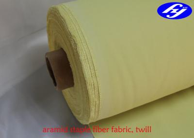 China 210gsm Aramid Fiber Fabric Spun Staple Fiber Twill Woven Fabric for sale